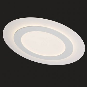AEG Deckenleuchte Karia, LED wechselbar, Warmweiß, LED Deckenlampe 48cm weiß