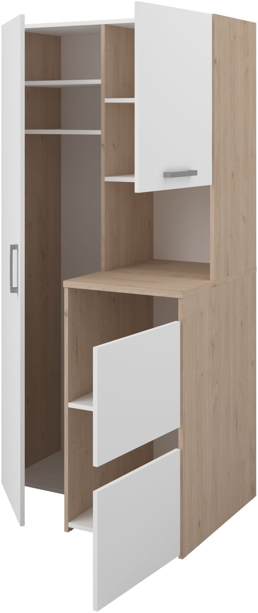 Parisot Mehrzweckschrank-Set Laundry 1, (Komplett-Set, 4-St)