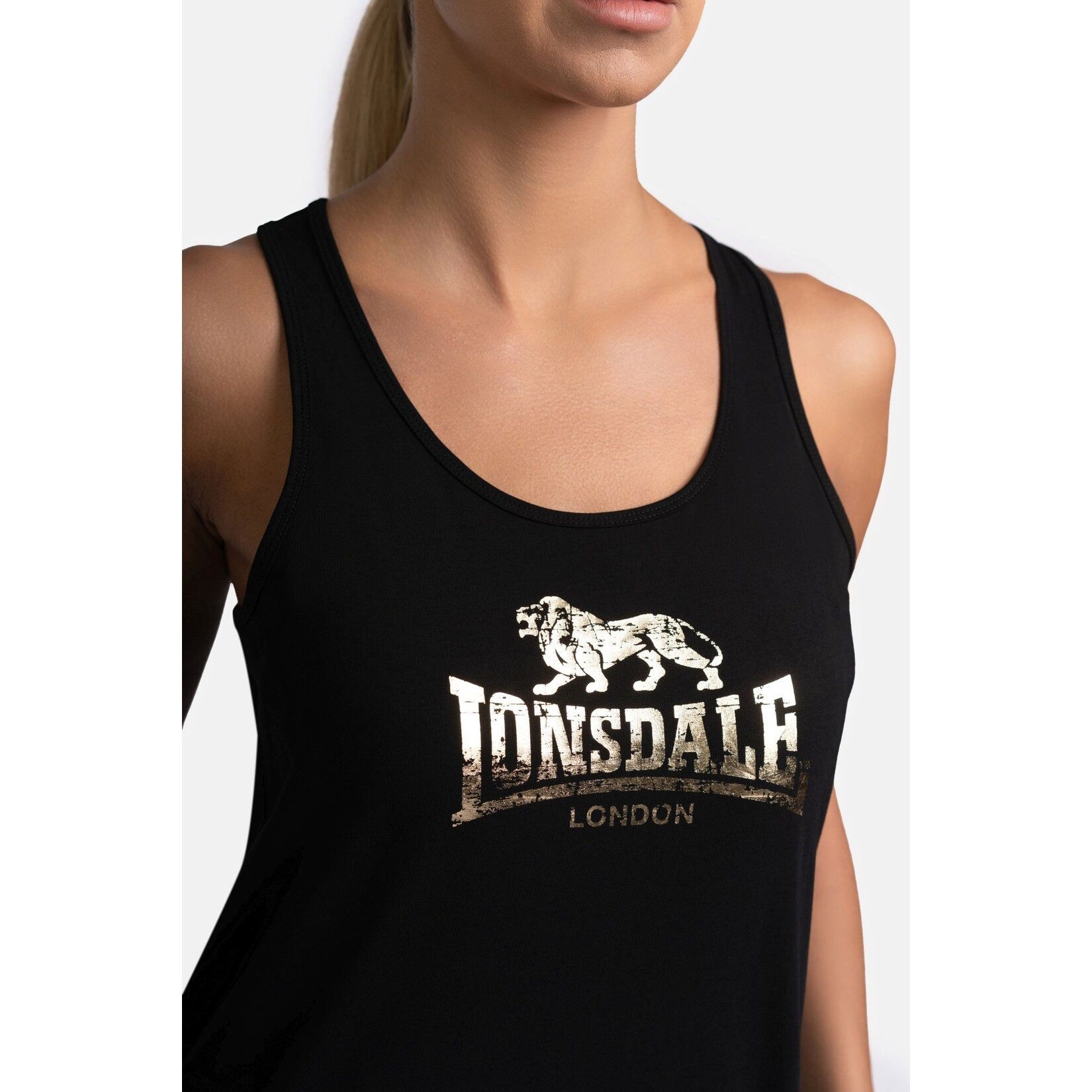 Lonsdale One-Shoulder-Top Frauen Singlet LISMOYNY