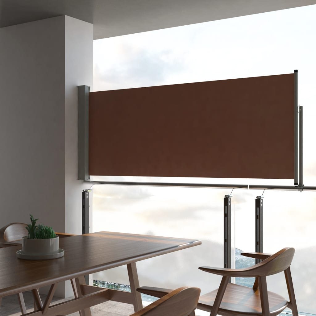 vidaXL Seitenmarkise 100 x 300 cm Sichtschutz Windschutz Sonnenschutz ausziehbare Seitenmar