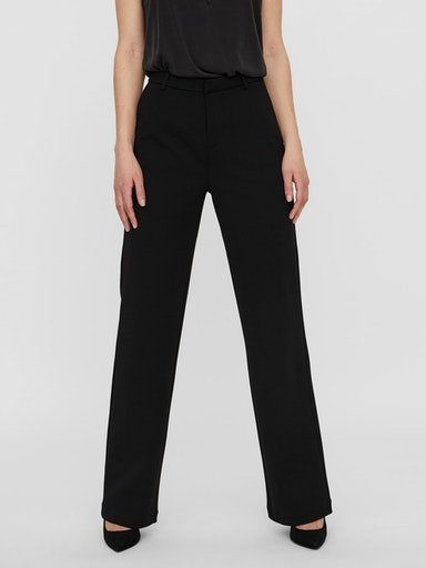 Vero VMZAMIRA black SLIM Anzughose STRAIGHT Moda PANT MR