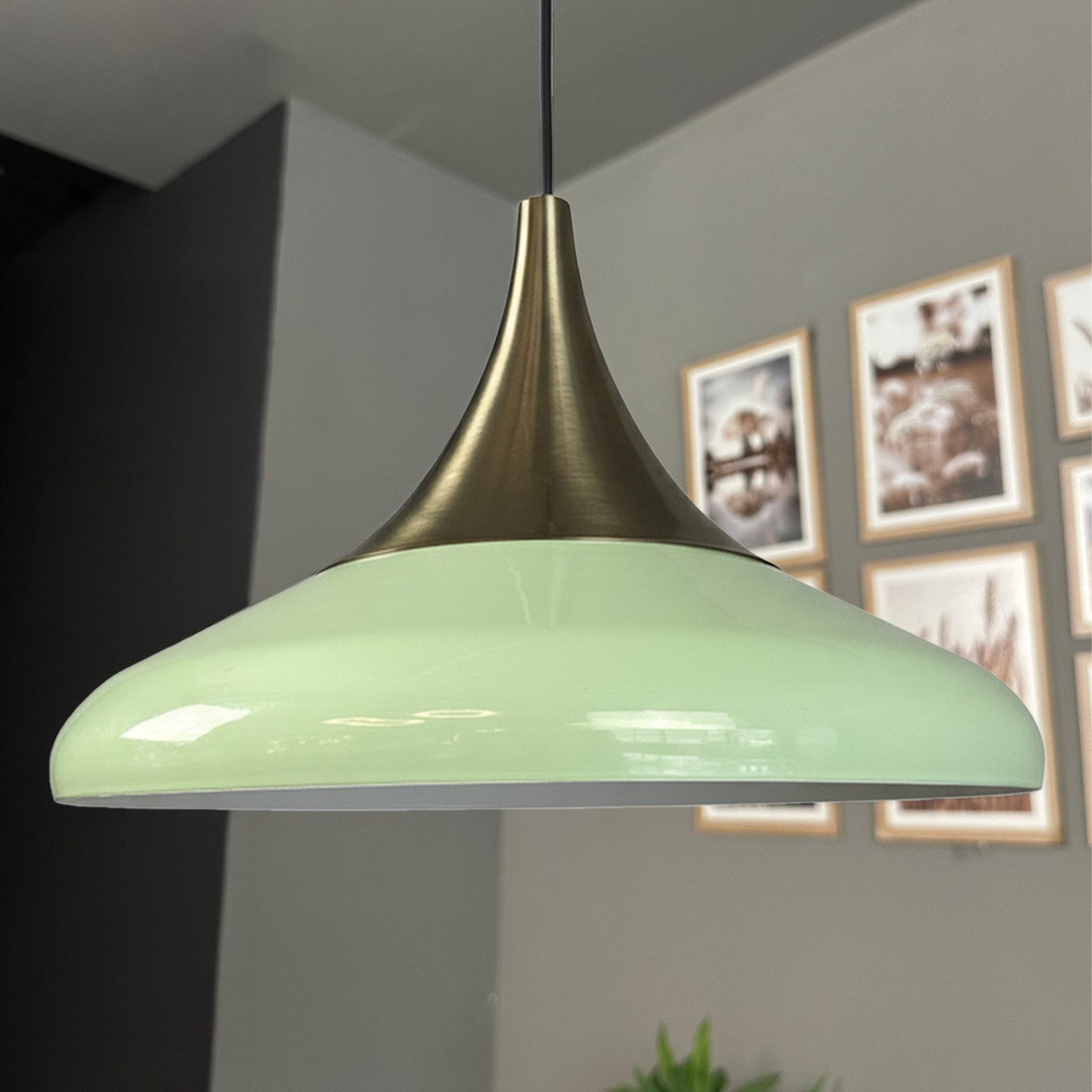 Bamyum Pendelleuchte Pendelleuchte Paladin Metall Ø35cm, Modern Hängelampe, ohne Leuchtmittel