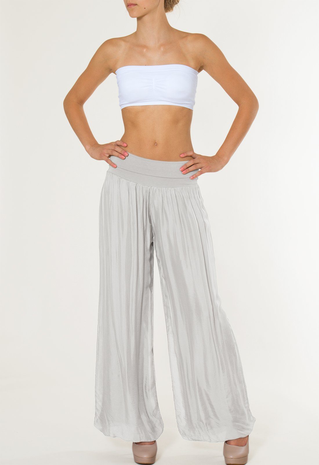 Caspar Palazzohose KHS010 elegante Damen Hose günstig online kaufen