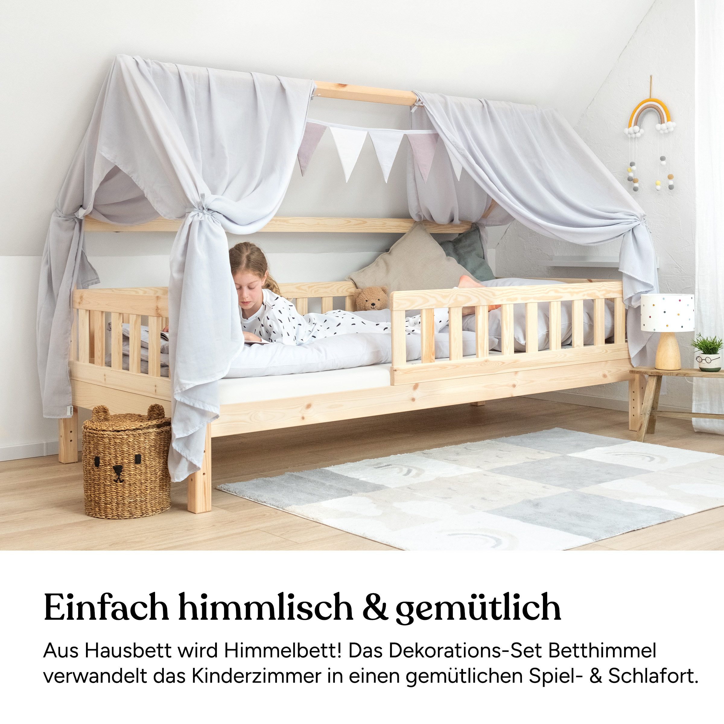 Ehrenkind Betthimmel Deko Hausbett, Kinderzimmer-Deko-Set (Kinderzimmer günstig online kaufen