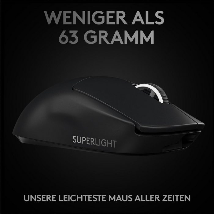 Logitech G PRO X SUPERLIGHT Maus (kabellos) QR6914