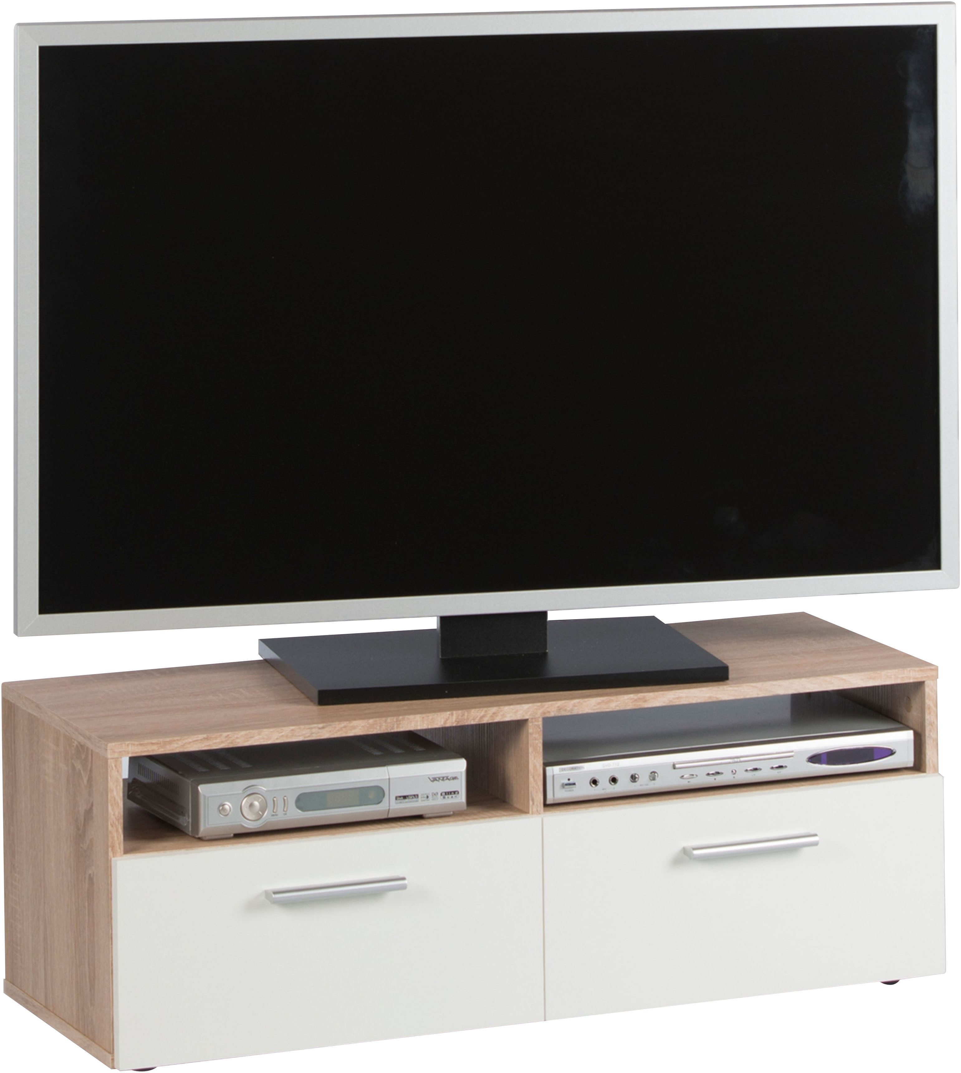 Stolkom TV-Schrank "Rana" 2 offenen Fächern und 2 Klappen, TV bis 42 zoll g günstig online kaufen