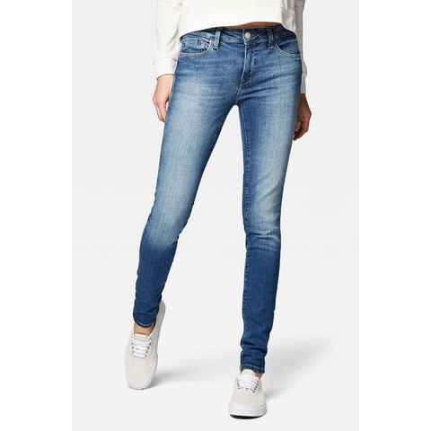 Mavi Skinny-fit-Jeans Skinny Fit Denim Jeans Normal Waist Stretch Hose ADRIANA (1-tlg) 4155 in Blau-2