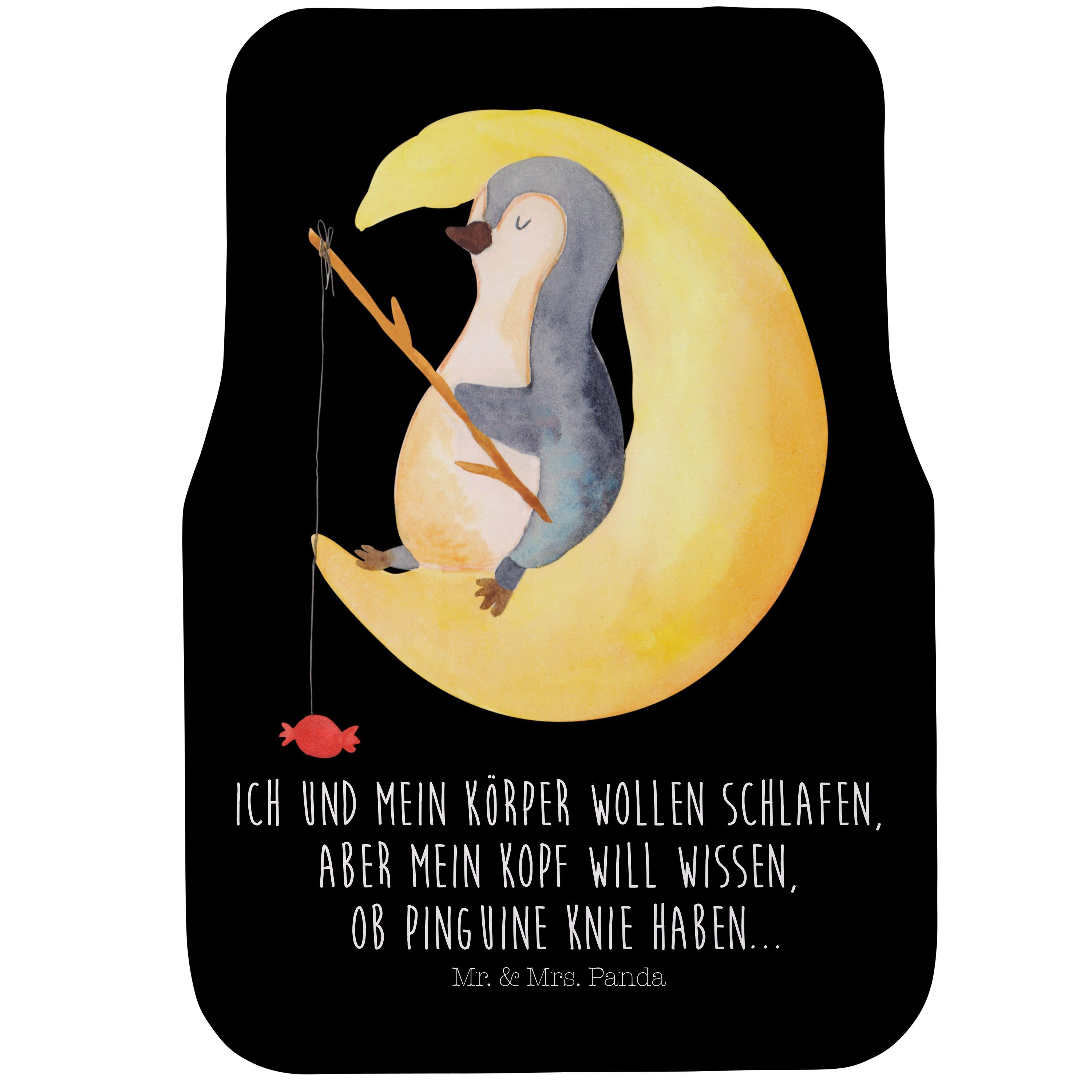 Fußmatte »Pinguin Mond Schwarz Geschenk, Spruch, universal, Motiv