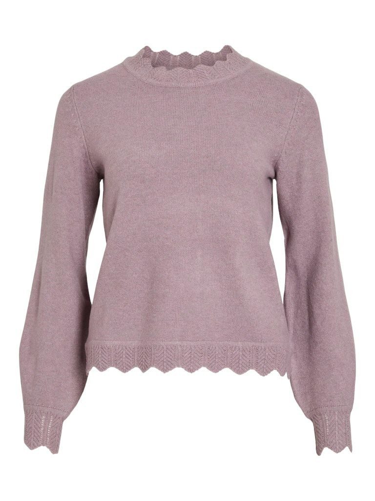 Vila Rundhalspullover VINIKOLINA O-NECK günstig online kaufen