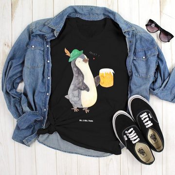 Mr. & Mrs. Panda T-Shirt Pinguin Bier - Schwarz - Geschenk, Oktoberfest, Sprüche, Feierabend, (1-tlg)
