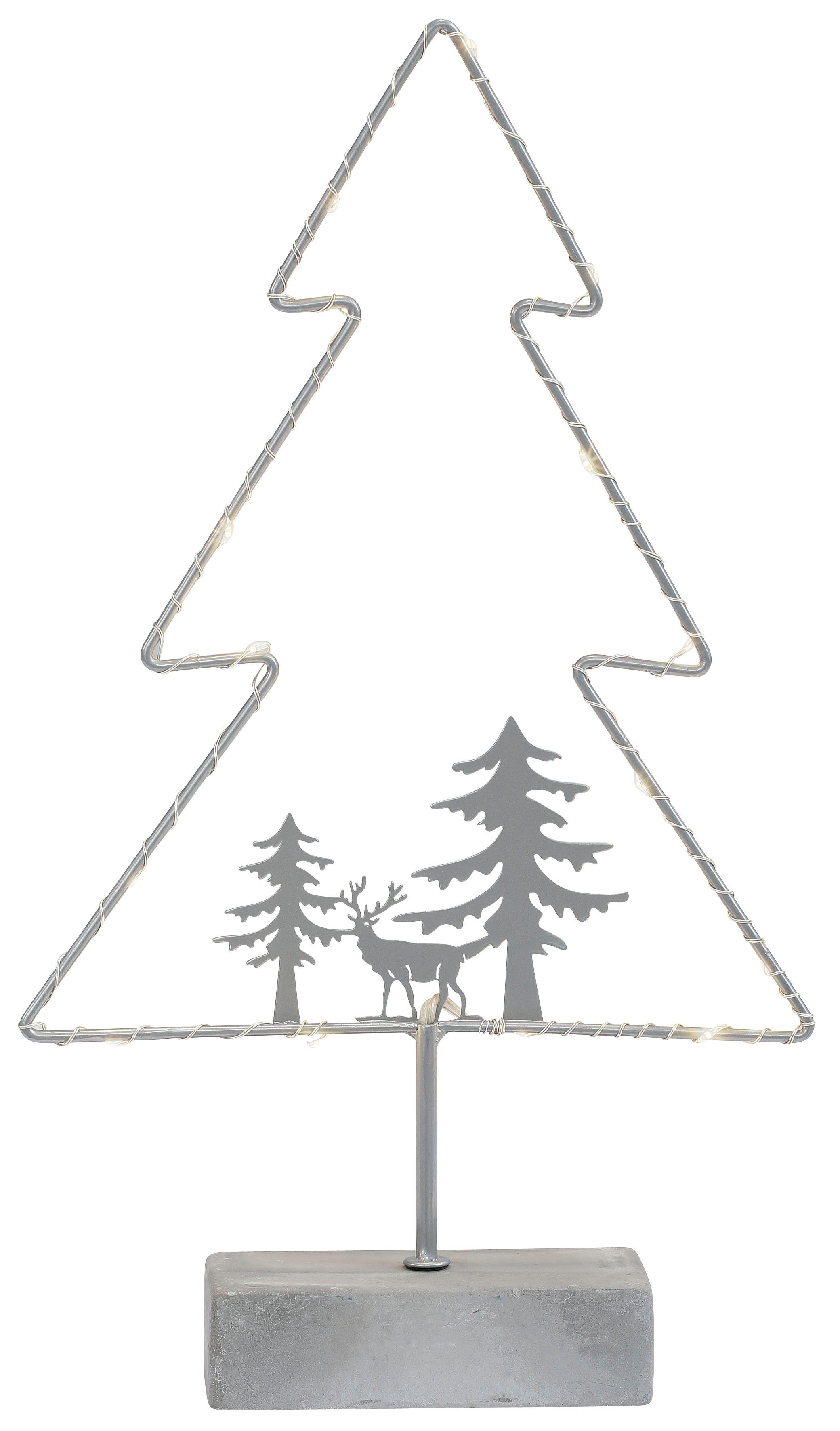 Timon, home mit 15 integriert, Weihnachtsbaum, cm Warmweiß, my Baum LED warmen Höhe 39,5 LED fest LED\'s, ca. Gestell