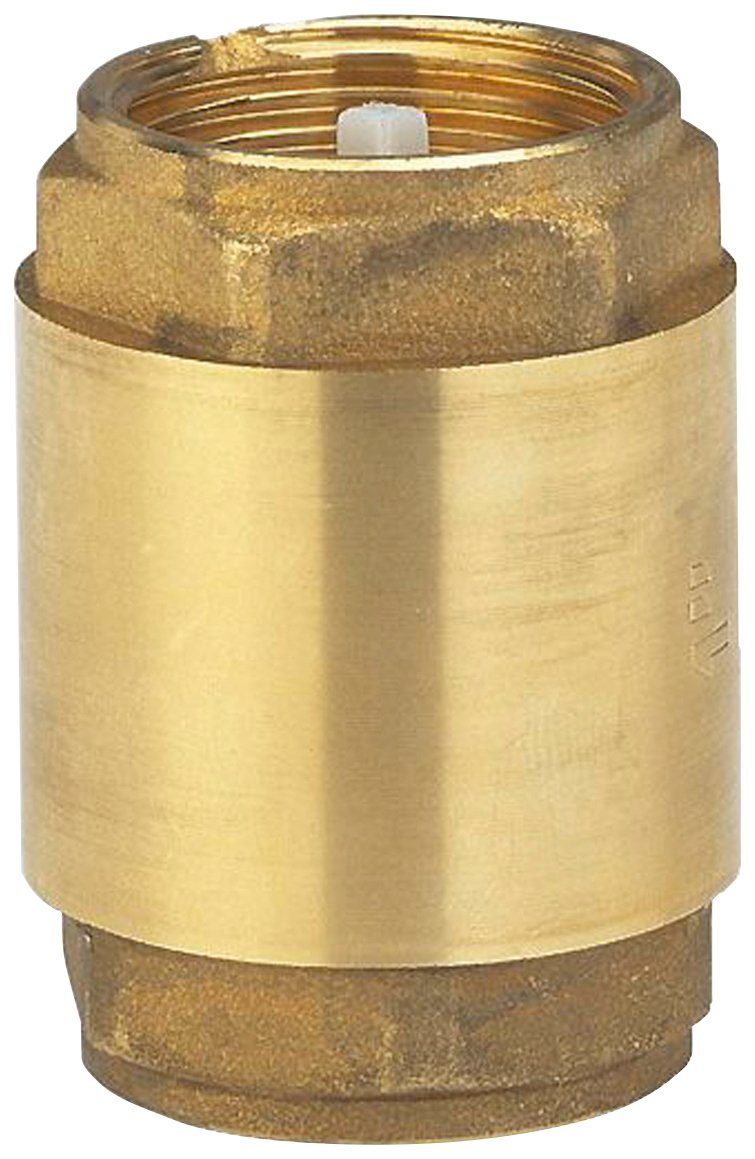 GARDENA Rückschlagventil 07232-20, Zwischenventil Messing, 42 mm (1 1/4),  Verhindert den Rückfluss des Wassers, z.B. beim Ausschalten einer Pumpe
