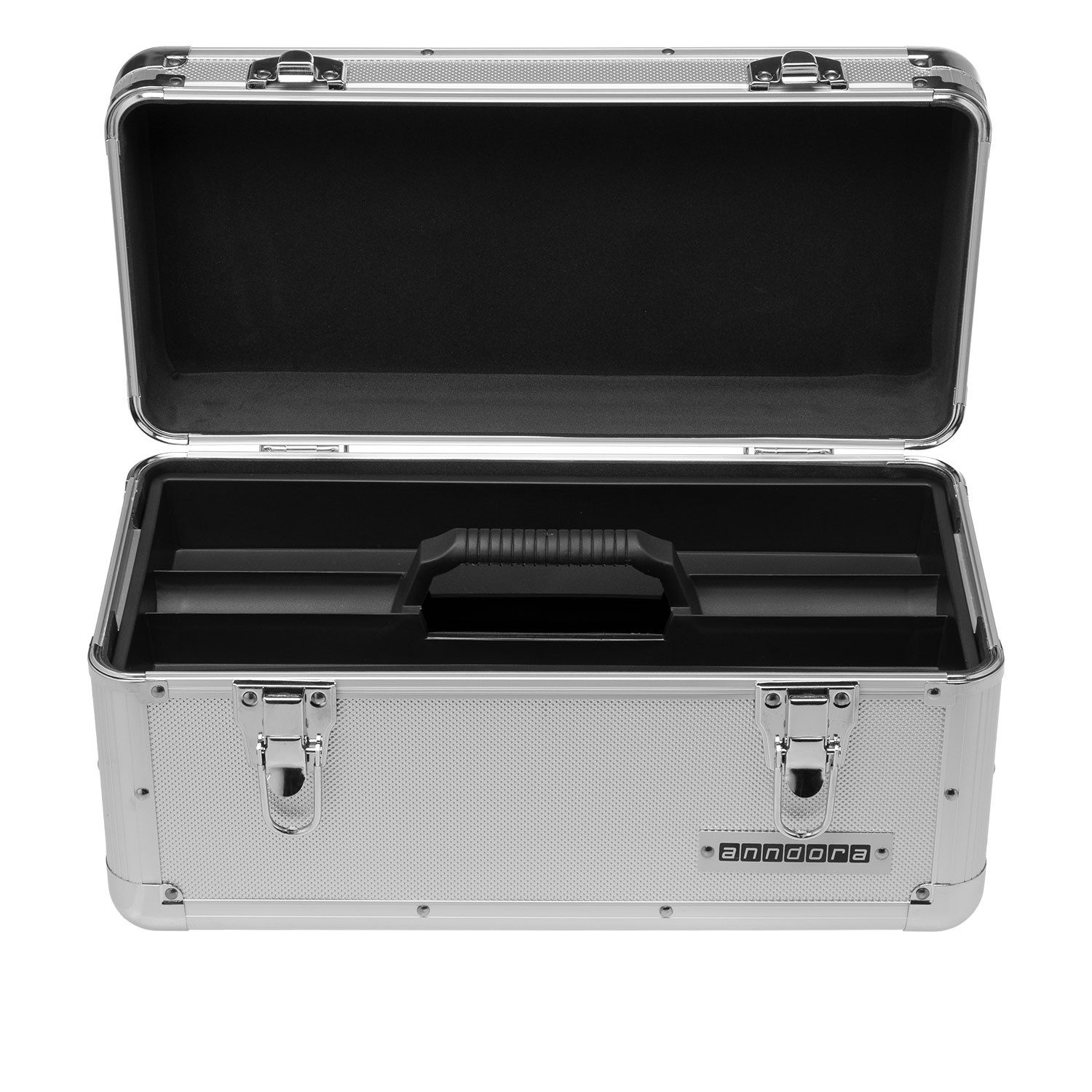 anndora Werkzeugkoffer Transportbox 13 L Werkzeugkasten Werkzeugbox, herausnehmbare Fächerschale - 2 Schnappschlösser - 1,6 Kg leicht