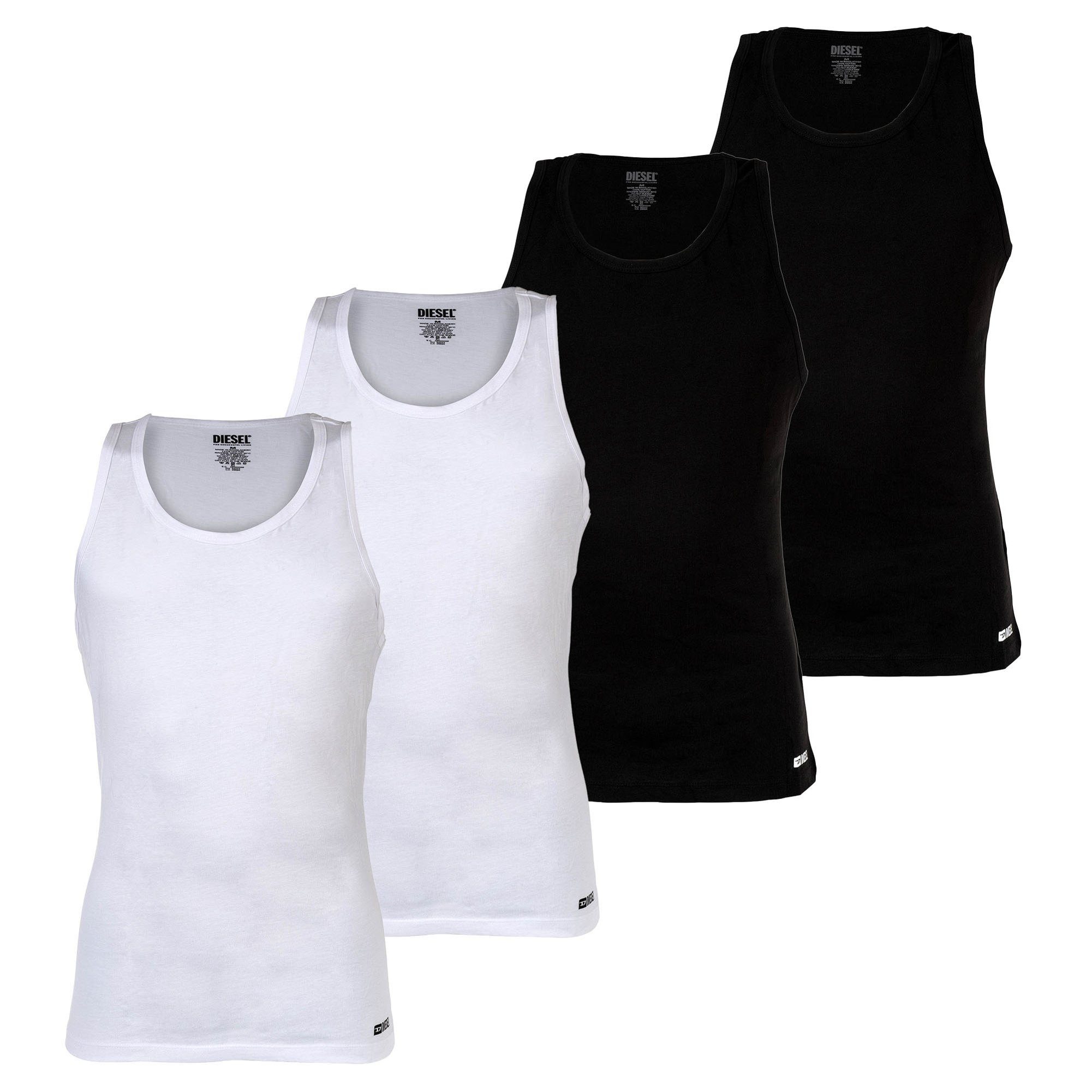 Unterhemd Herren Unterhemd 4er Pack Baumwolle