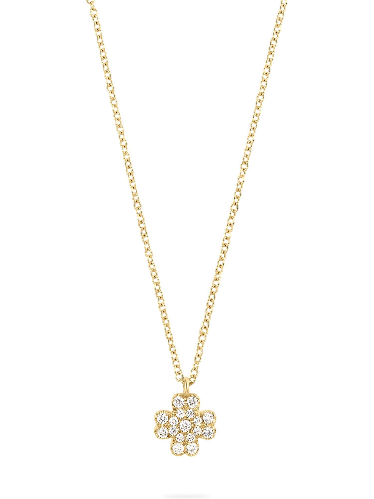 CHRIST Goldkette CHRIST Damen-Kette 750er Gelbgold Diamant