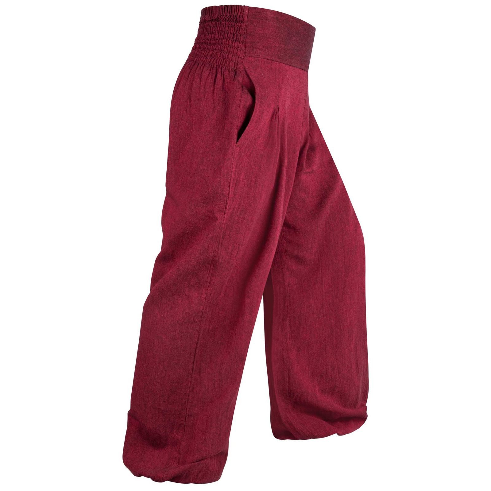 KUNST UND MAGIE Yogahose KUNST UND MAGIE Yogahose Pumphose Pluderhose bunt Baumwolle lang