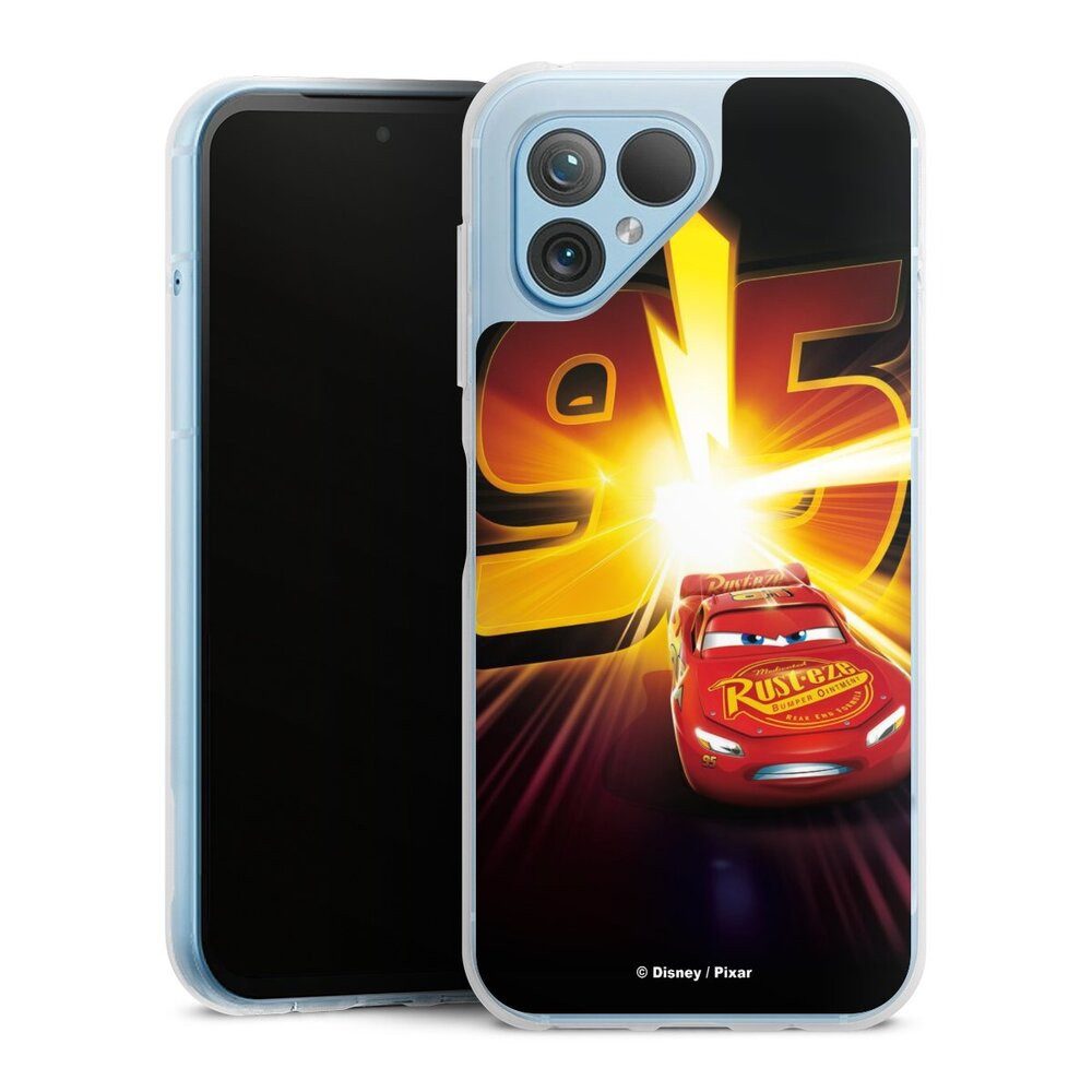 DeinDesign Handyhülle Offizielles Lizenzprodukt Cars Lightning Mcqueen 95 Cars3 Lightning 95, Fairphone 5 Silikon Hülle Bumper Case Handy Schutzhülle