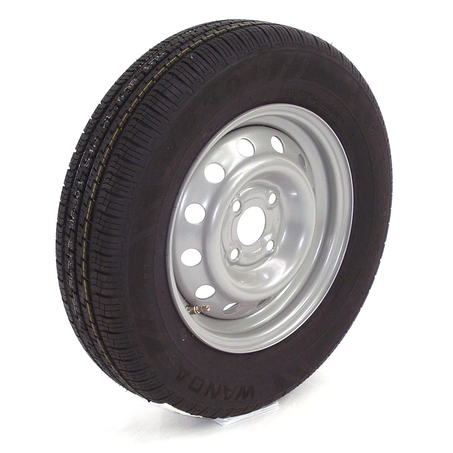 Apex Anhänger Komplettrad Anhängerrad 155/80R13 84N 100x4 Anhänger Reifen TB129, 1-tlg.