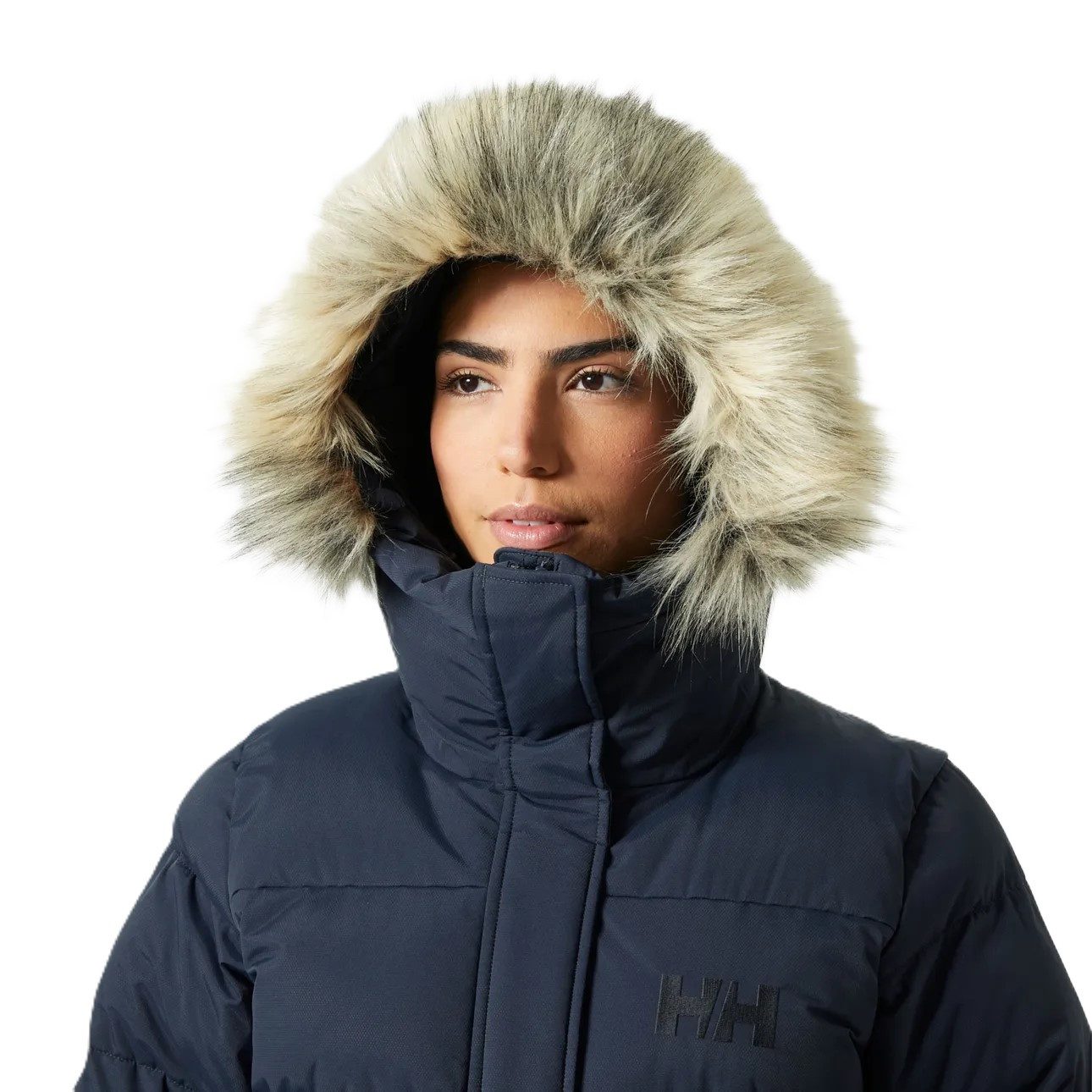 Helly Hansen Wintermantel Aria Long Parka (sehr warm, synthetische Isolierung) navyblau Damen