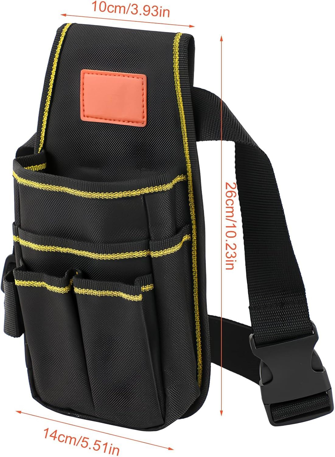FELIXLEO Hüftgürtel Werkzeugtasche Gürtel Organizer 600D Oxford Elektriker Tasche (1-St) – Bild 2 von 5