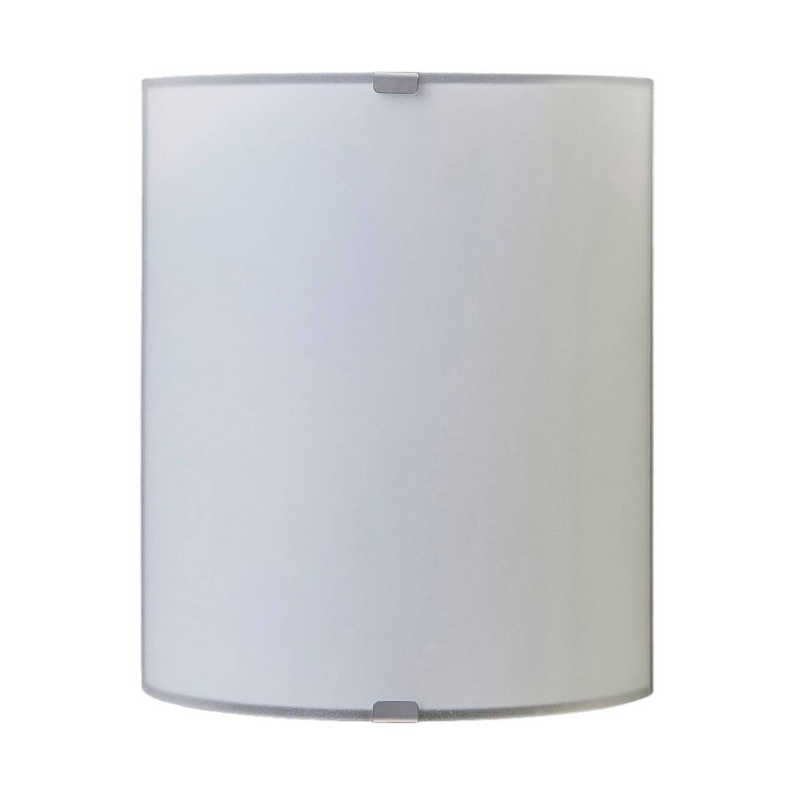 Lindby Wandleuchte Phil, Glas Weiß IP20, 1 x 60 W günstig online kaufen