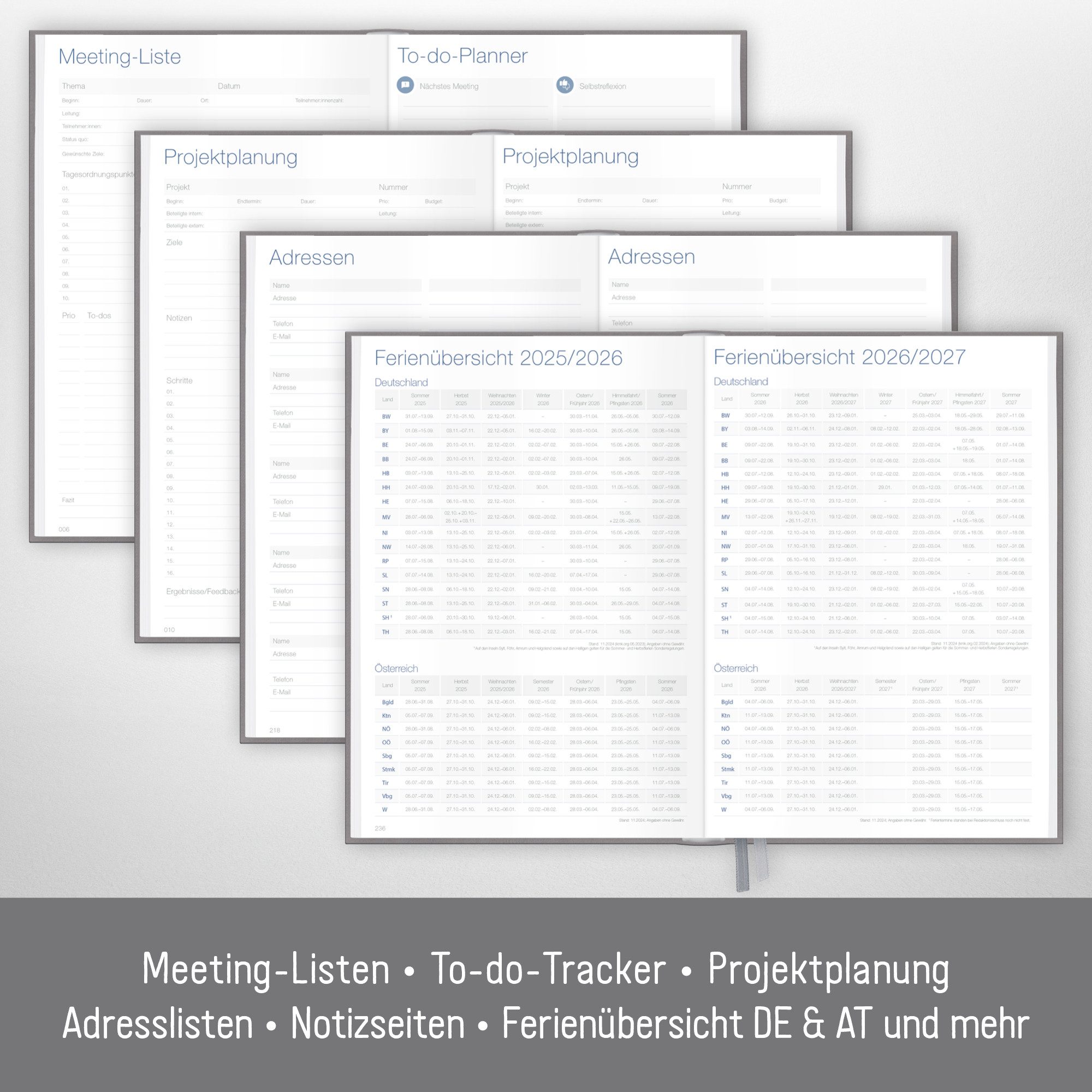 Häfft Terminplaner Business-Timer 2025/2026 / A5 / 18 Monate