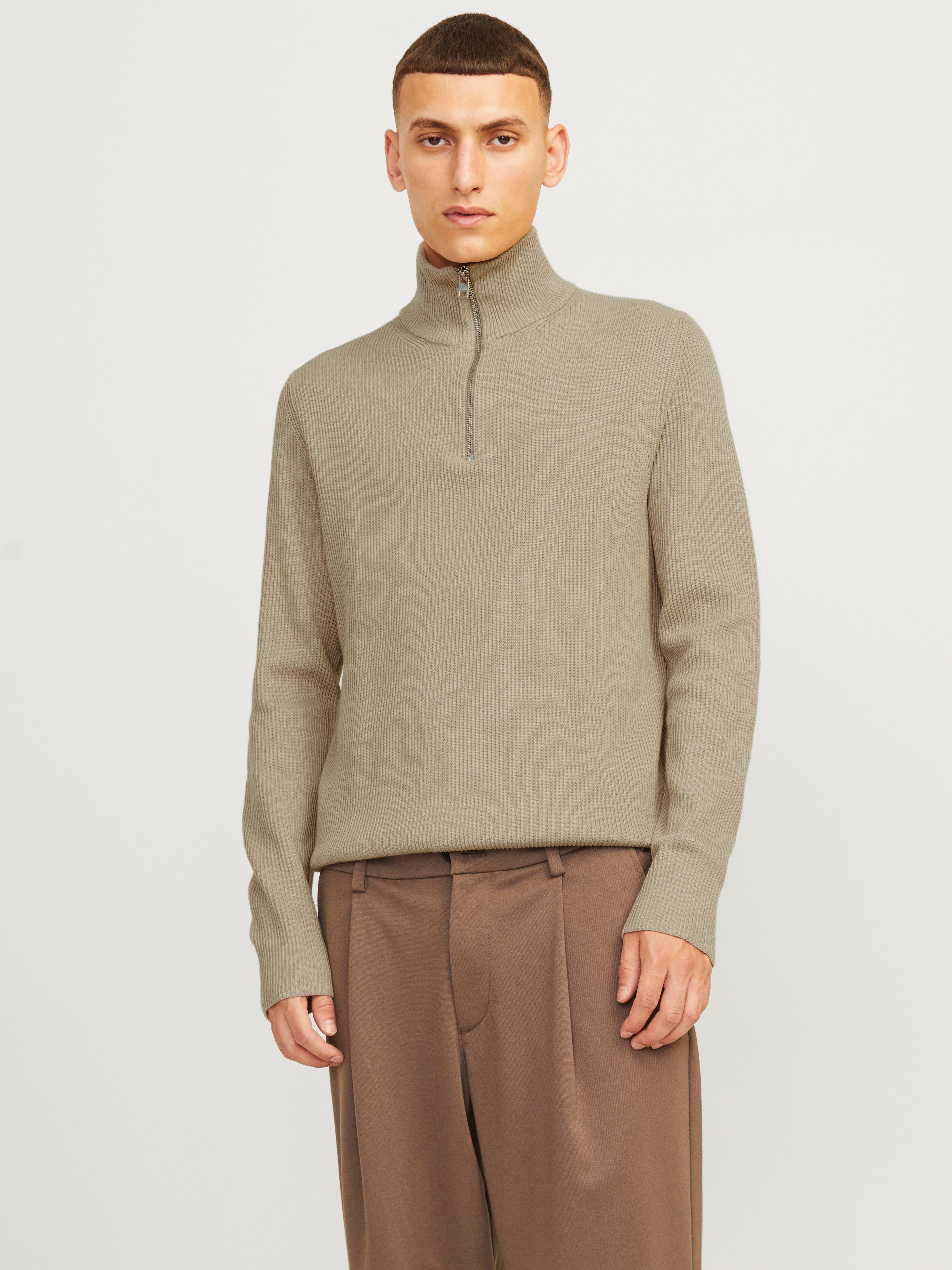 Troyer JJEPERFECT KNIT HALF ZIP SN