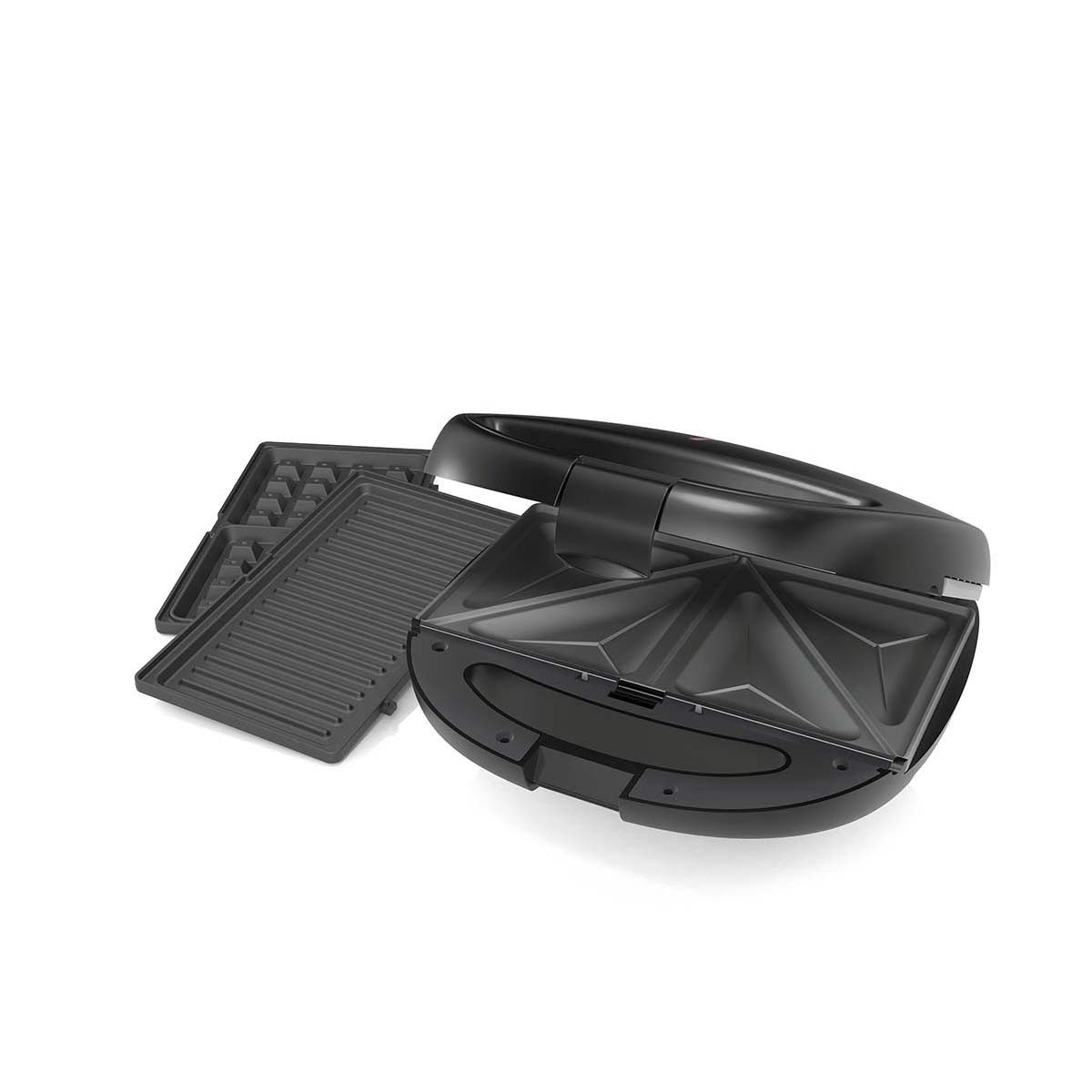 MELISSA Sandwichmaker 16240110, 850 W, 3-in-1 Toaster/Grill/Waffeleisen, 850W, 3 wechselb. Platten