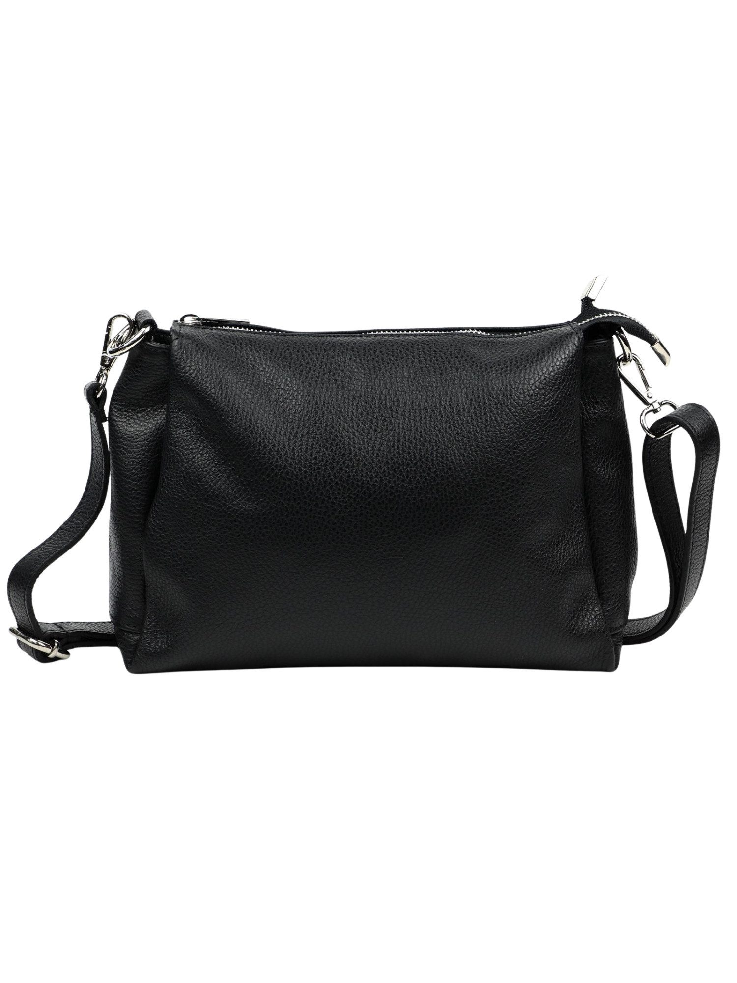 BRISE TASCHE Schultertasche Brise – Echtleder Schultertasche, 3-Fach, kompakt & stilvoll, kompakt leicht übersichtliche Fächeraufteilung