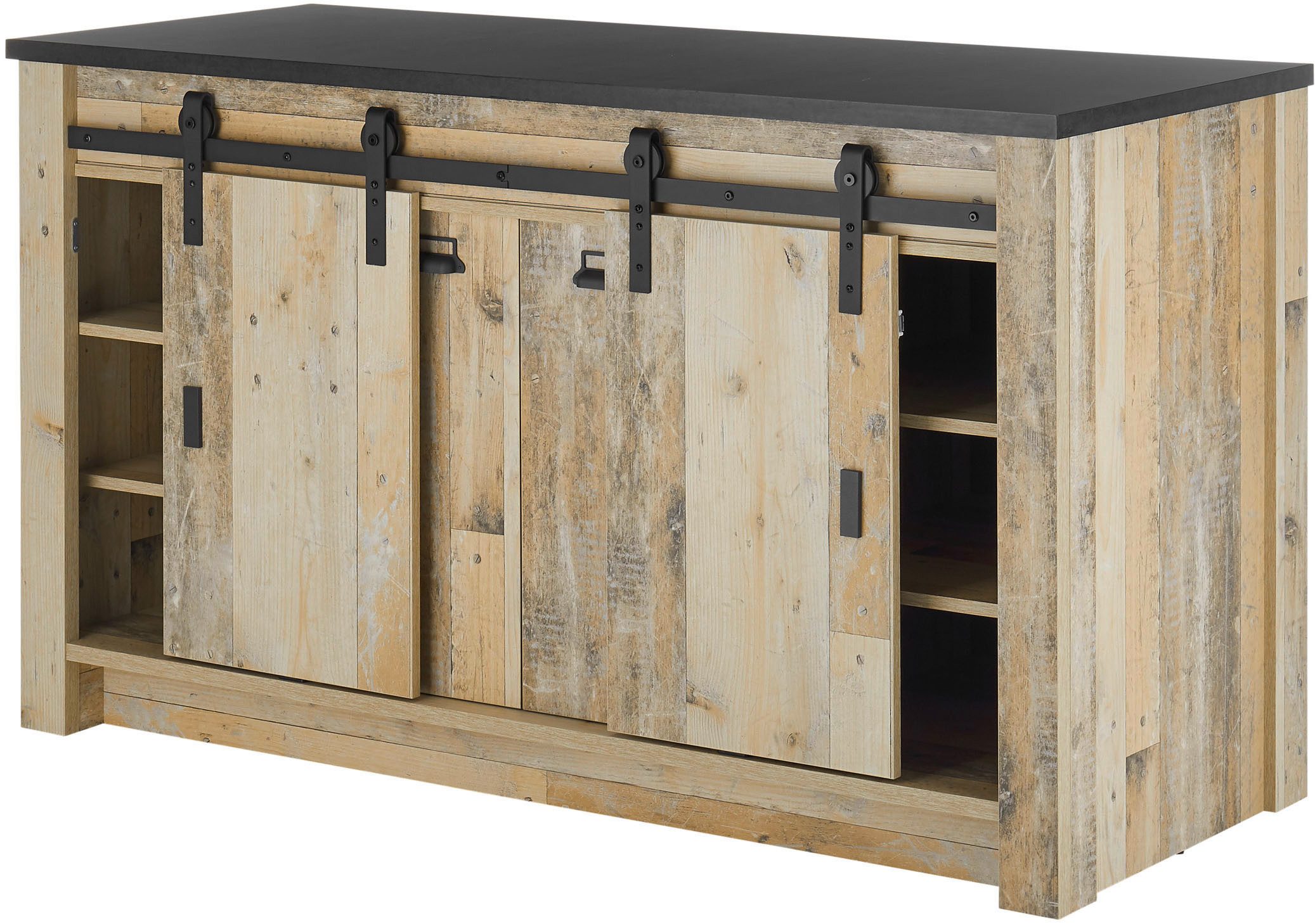 Home affaire Küchenzeile Sherwood, Breite 284 cm, mit Herdumbauschrank, ohne E-Geräte