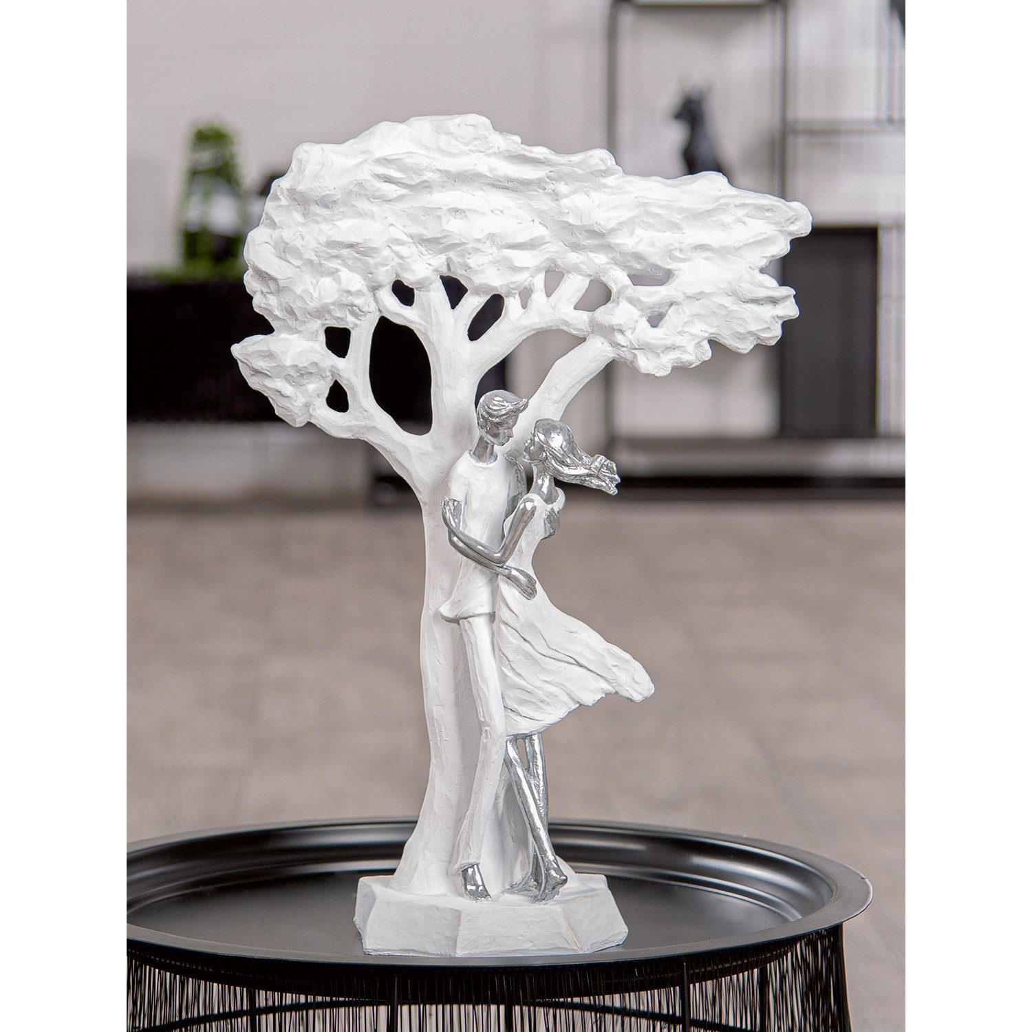 GILDE Skulptur LIEBESBLICKE Skulptur - weiß günstig online kaufen