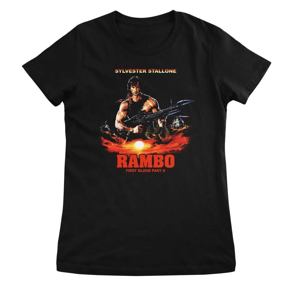 Rambo T-Shirt First Blood Part II Girly Tee