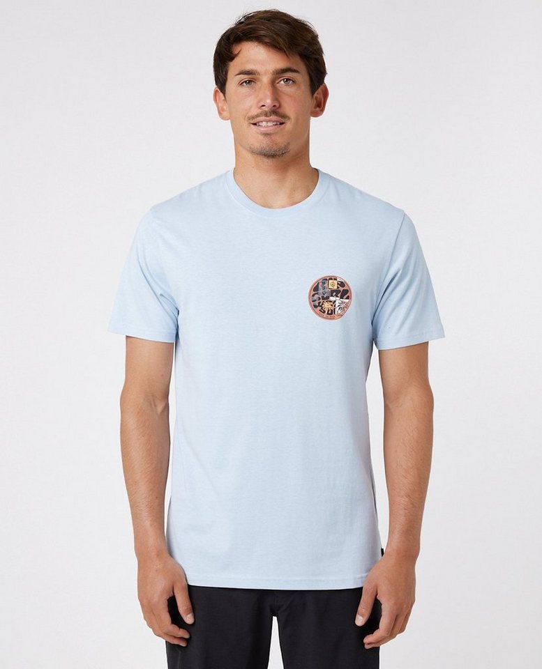 Rip Curl Print-Shirt Passage T-Shirt, Print vorne und hinten