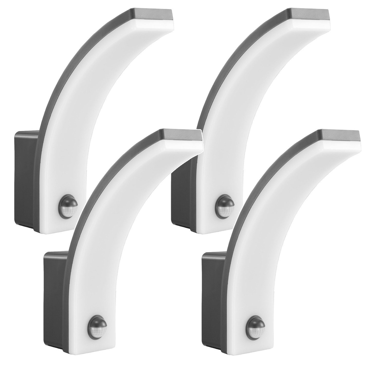 Maclean LED Außen-Wandleuchte MCE512, neutralweiß, LED-Dämmerungssensorlamp günstig online kaufen