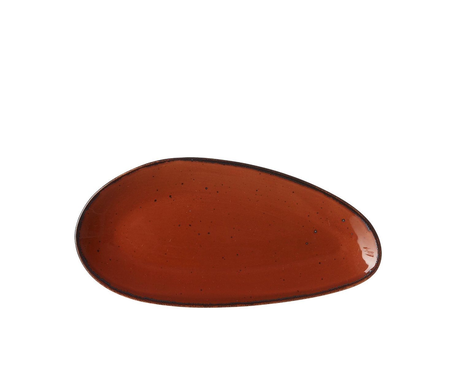 Ritzenhoff & Breker Servierplatte Taste 25,5x12,5cm oval Platte marron