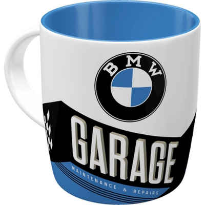 BMW Tasse BMW Garage Motorrad Kaffee Becher Kaffeetasse Motorsport M Tasse