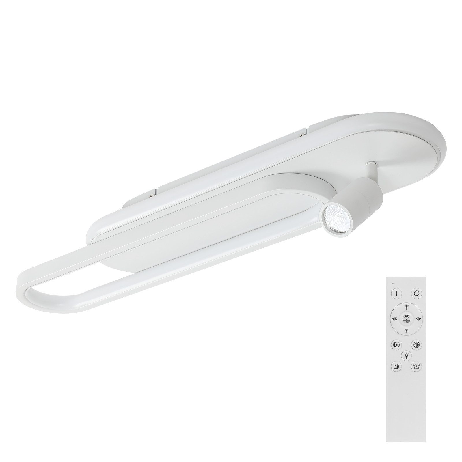 ZMH LED Deckenleuchte schwarz/weiß Modern Dimmbar günstig online kaufen