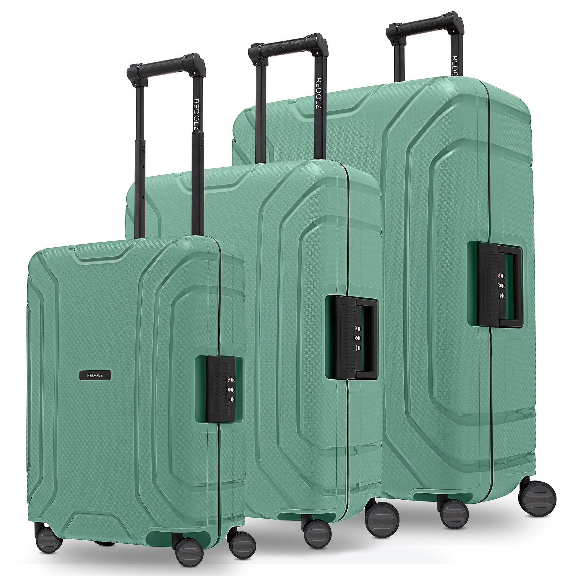 Redolz Trolleyset Essentials 15, 4 Rollen, (3-teilig, 3 tlg), Polypropylen