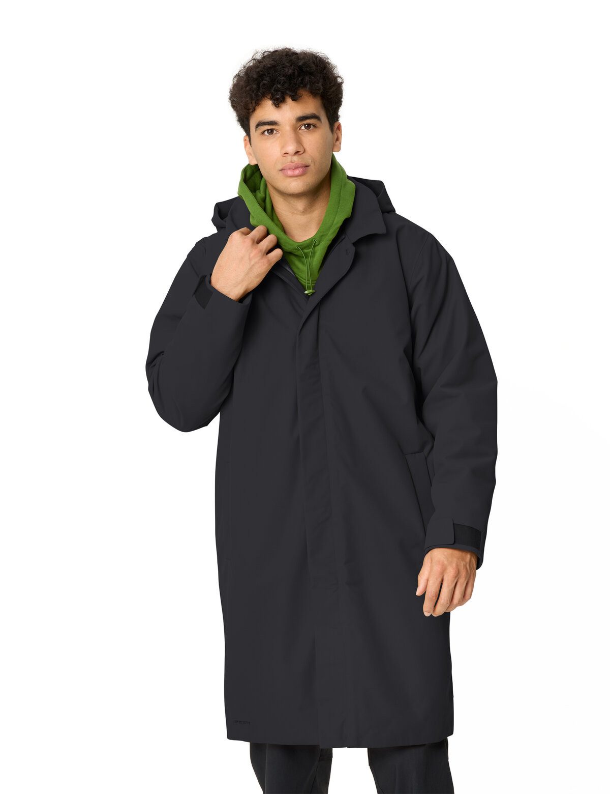 VAUDE Trenchcoat MEN'S COREWAY PADDED TRENCHCOAT mit leichter Wattierung, mit Zwei-Wege-Reißverschluss