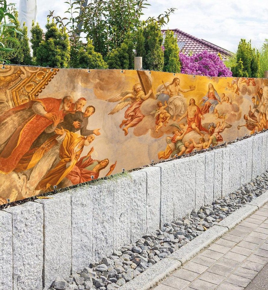 Thumbnail - MyMaxxi Sichtschutzzaunmatten Zaunbanner Himmlische Krönung Sichtschutz Garten Zaun