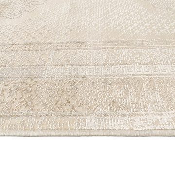 Teppich Klassisch gehaltener Orientteppich mit dezenten Verzierungen in Beige, TeppichHome24, rechteckig, Höhe: 5 mm