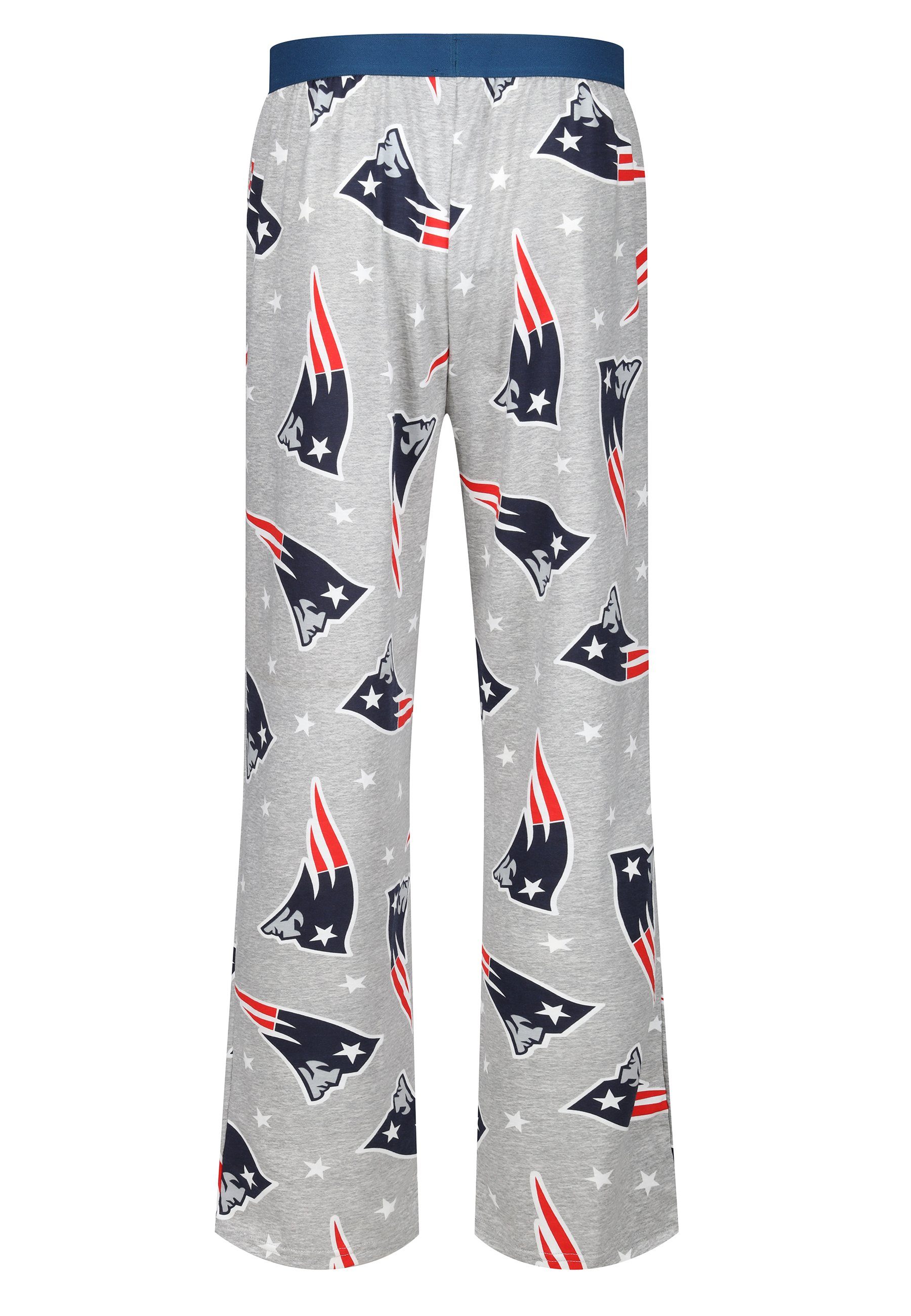 Recovered Loungepants Loungepants Marl NFL England Patriots New and Stars Logo Grey