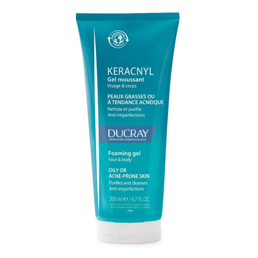 Ducray Gesichts-Reinigungsschaum Keracnyl-Reinigungsgel 200ml
