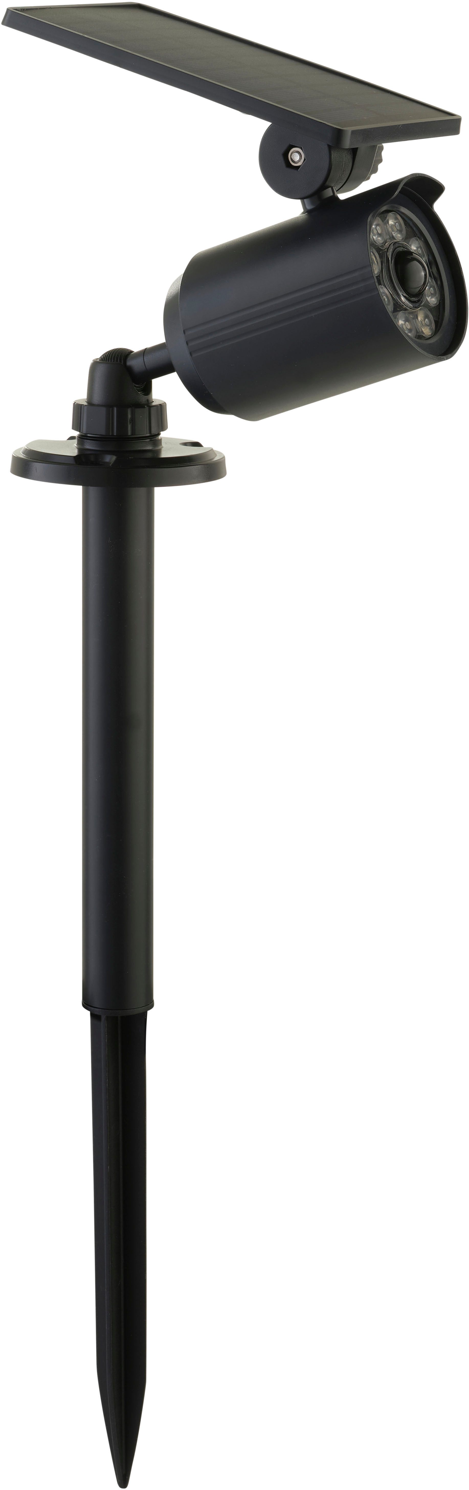 Luxform Gartenleuchte Luxform Solar Palma, LED fest integriert, Warmweiß, Wandleuchte, Solarenergie, Bewegungssensor