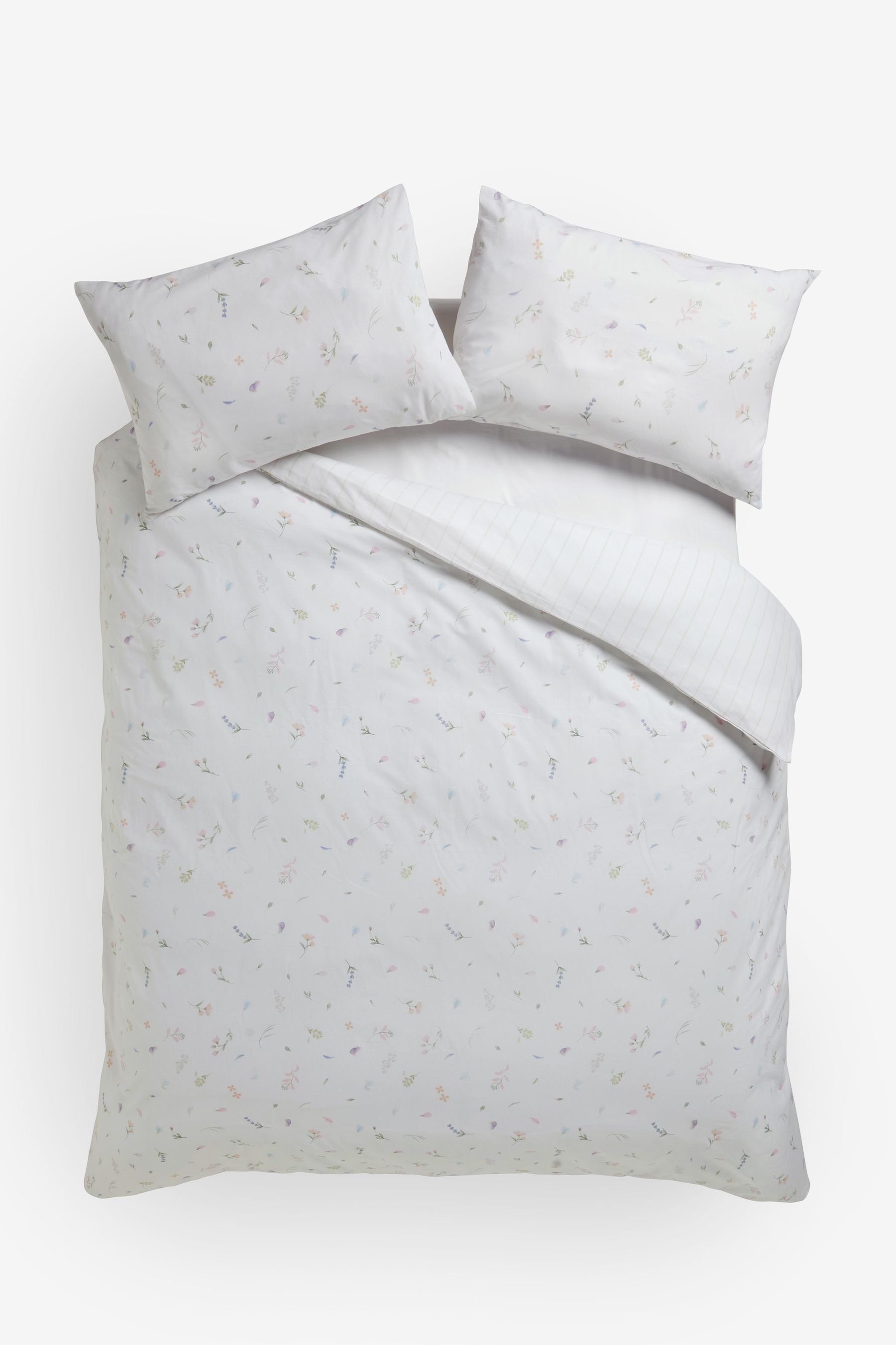 Next Bett-Set Wendebare Scandi Schmetterling Baumwollbettwäsche, günstig online kaufen