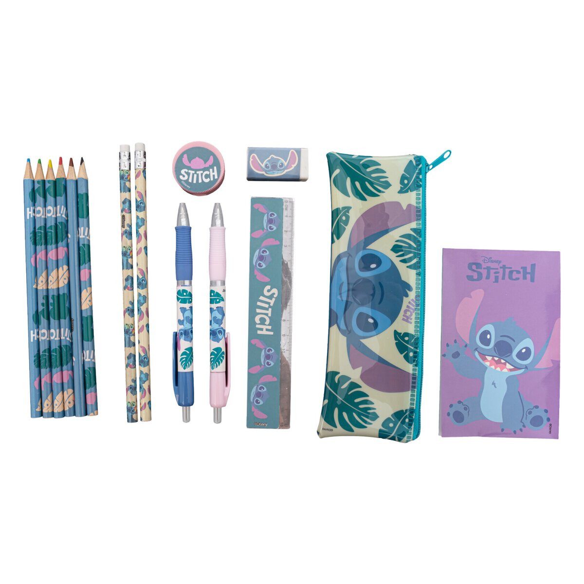 Lilo & Stitch Kreativset Disney Stitch Schreibwarenset 15-teilig Federmäppchen