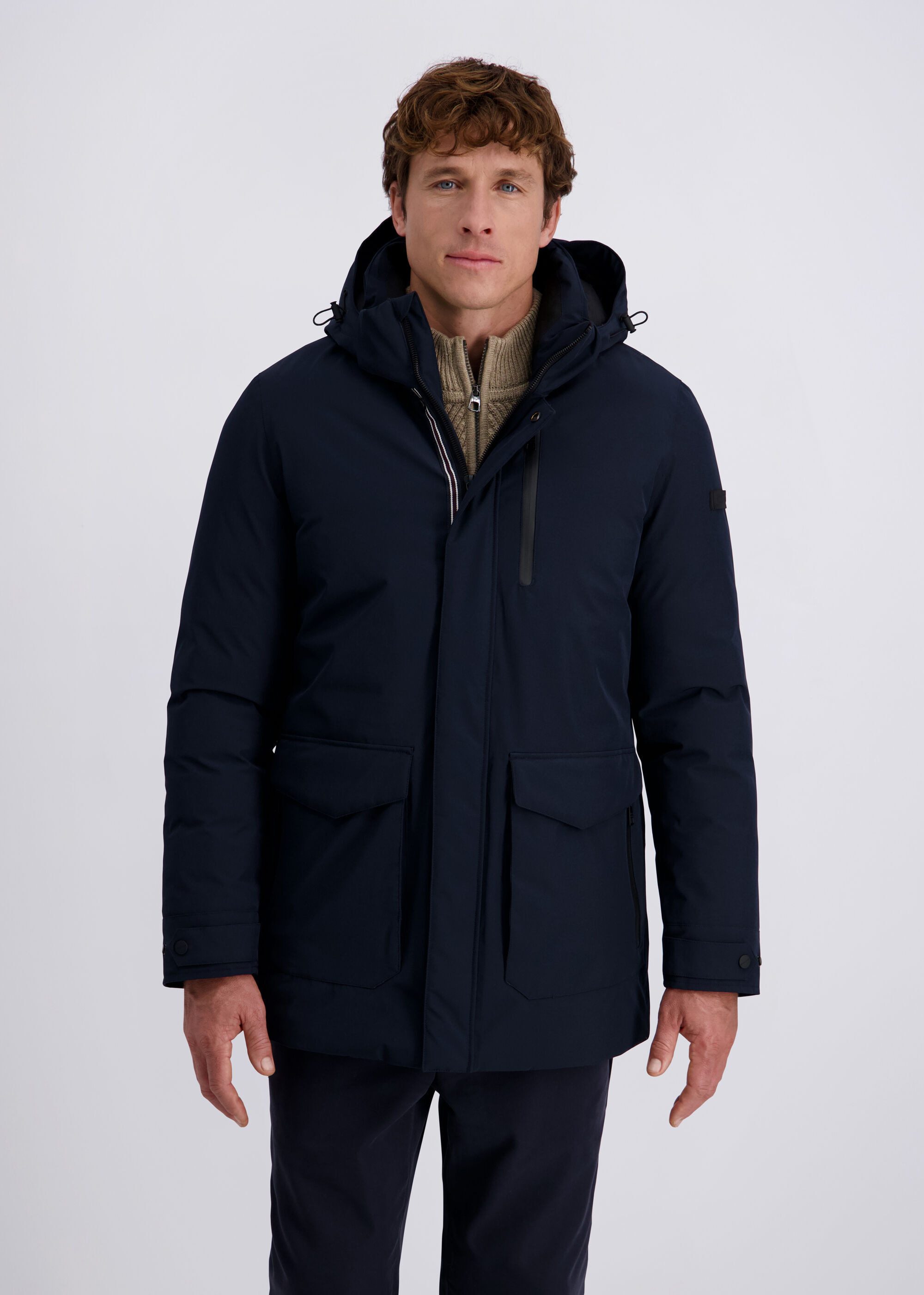 Pierre Cardin Winterjacke (1-St) mit Kapuze günstig online kaufen