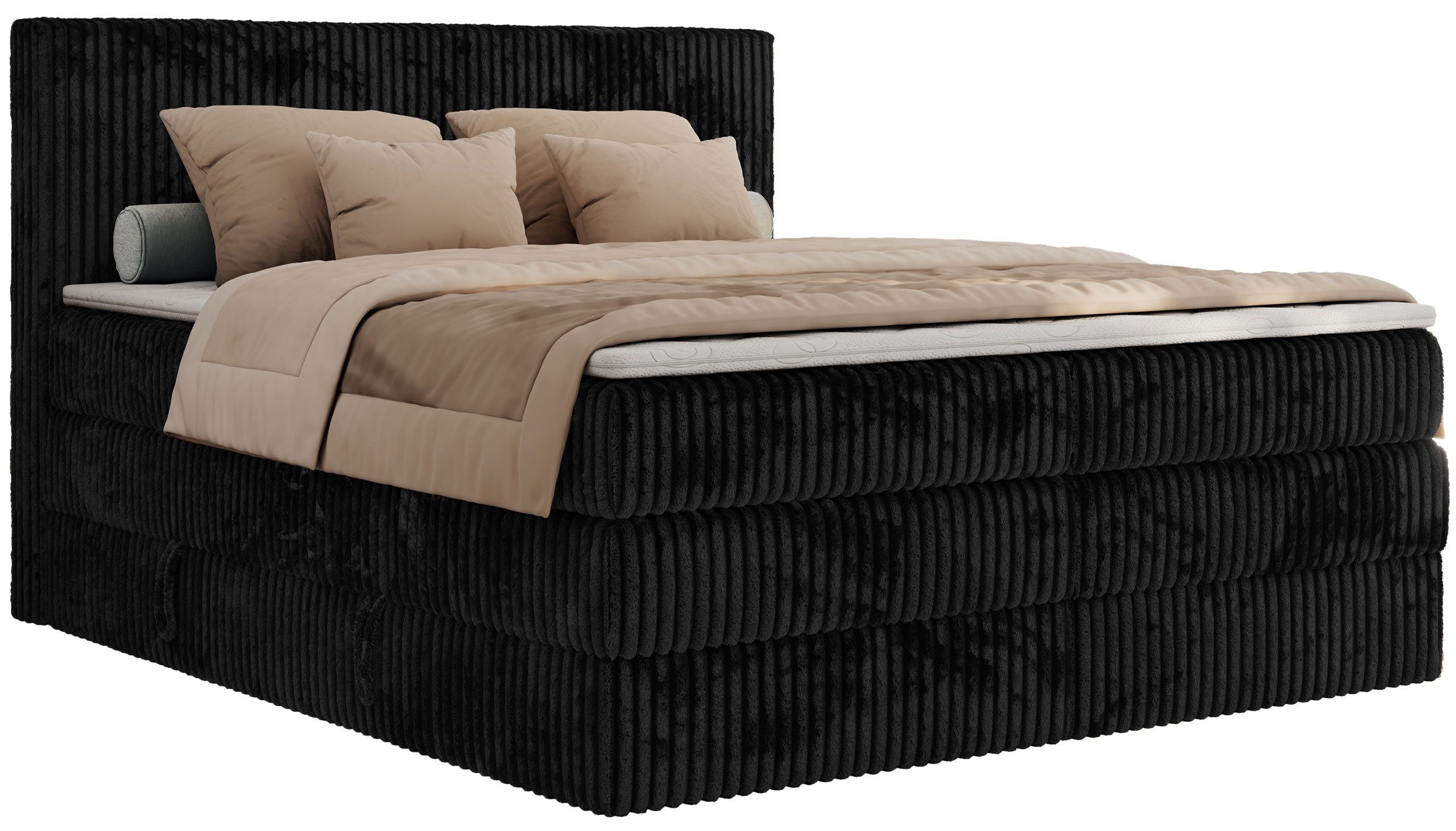 MKS MÖBEL Boxspringbett TILIANO KING (Packung, Set, Topper T25, Doppelbett, günstig online kaufen