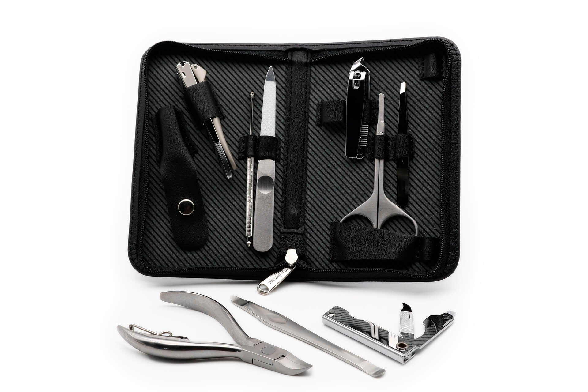Seki EDGE Maniküre-Pediküre-Set Nagelpflegeset Craftsman 9-teilig G-3109 14.3x9.2x2.3 cm, handgeschärftes Qualitätsprodukt aus Japan