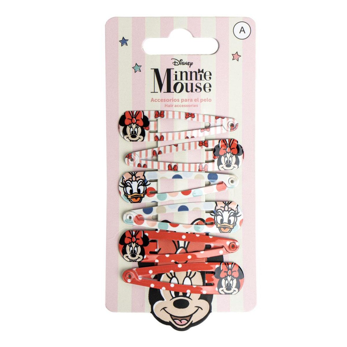 Cerda Haarspange Disney Minnie Mouse Haaraccessoires – 6 Stück